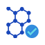 Icon of a molecular structure